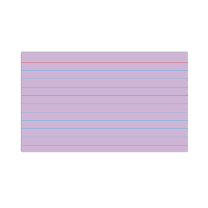 Index Cards 3 X 5 Ruled Asst Colors