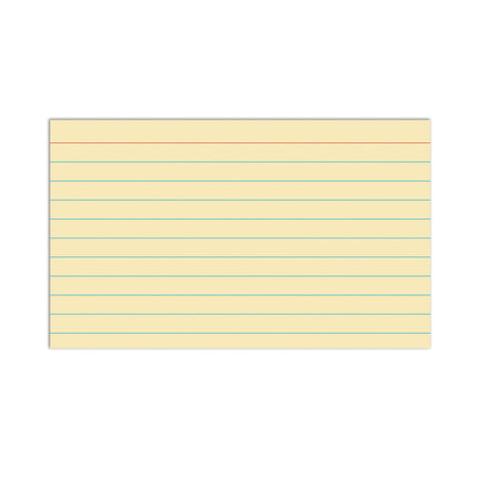 Index Cards 3 X 5 Ruled Asst Colors