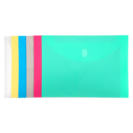 Poly XL Reusable Envelope, Letter Size, Side Load, Assorted, 1 Each