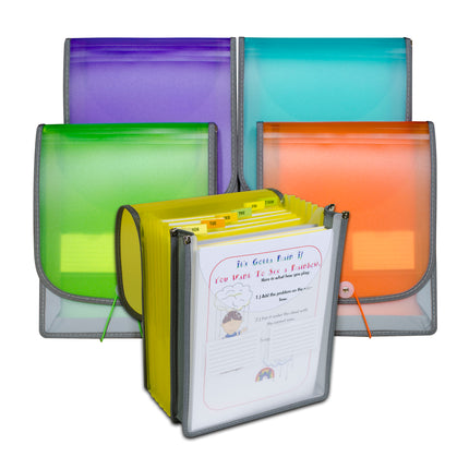 7-Pocket Vertical Backpack File, Letter Size