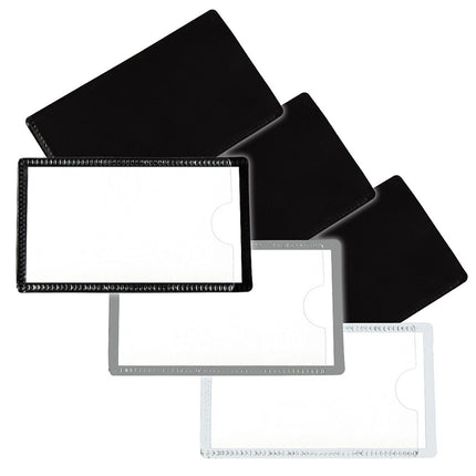Slap 'N Go Magnetic Holders, Side Load, 4-1/4 x 2-1/2, White, Pack 10