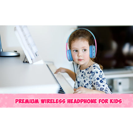 KB2 Premium Kids Headphones, Pink