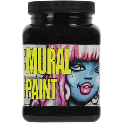 Mural Paint, Blacktop Black, Pint