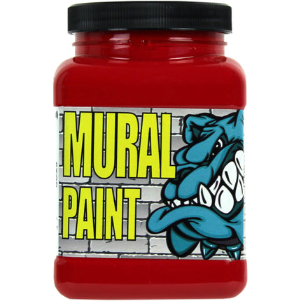 Mural Paint, Stop Red, Pint