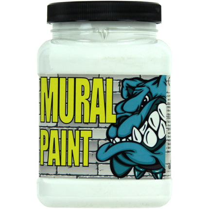Mural Paint, Polar White, Pint