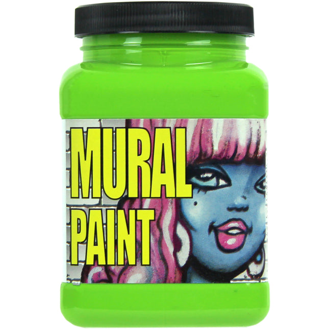 Mural Paint, Slime Green Light, Pint