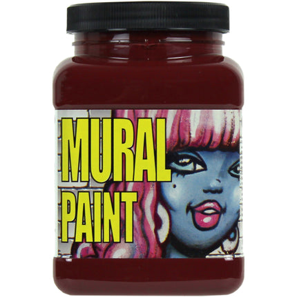 Mural Paint, Brick Dark Red, Pint