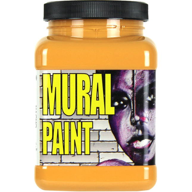 Mural Paint, Nacho Yellow Orange, Pint