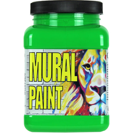 Mural Paint, Screaming Green (Neon) Pint