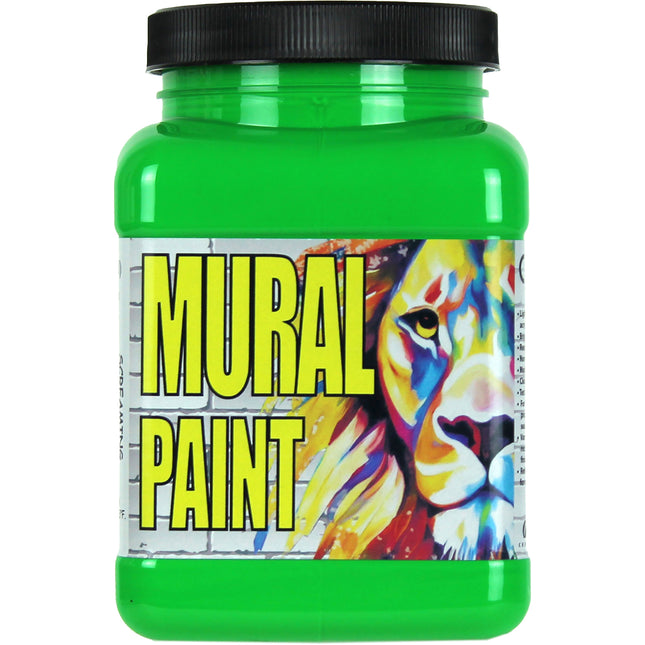Mural Paint, Screaming Green (Neon) Pint
