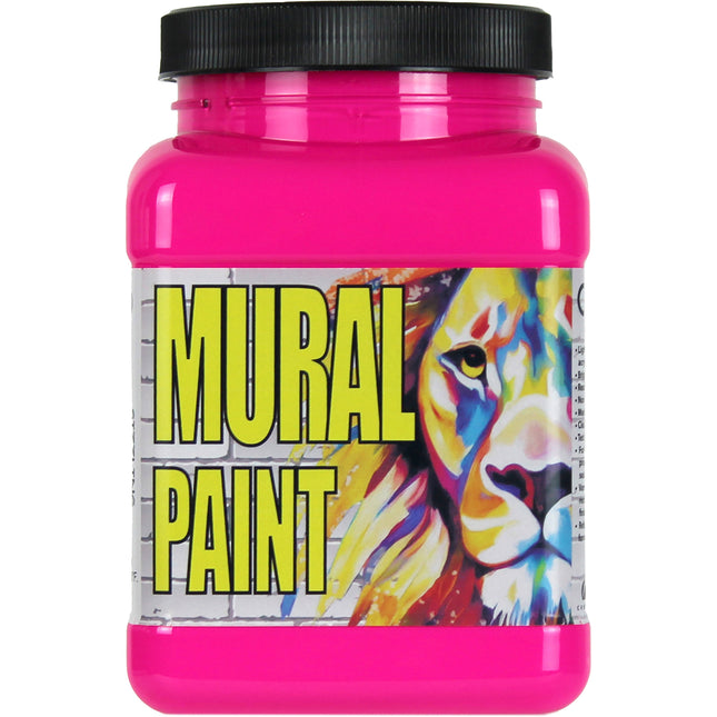 Mural Paint, Sizzling Pink (Neon) Pint