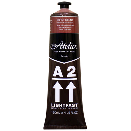 Atelier Burnt Sienna Acrylic A2 Heavybody Lightfast
