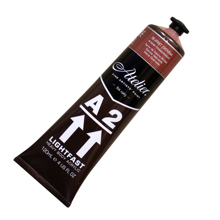 Atelier Burnt Sienna Acrylic A2 Heavybody Lightfast