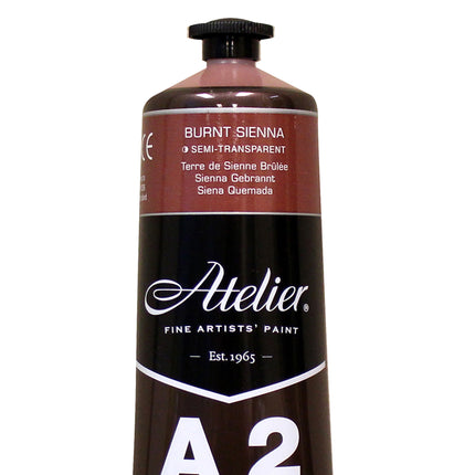 Atelier Burnt Sienna Acrylic A2 Heavybody Lightfast