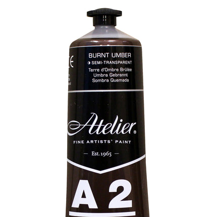 Atelier Burnt Umber Acrylic A2 Heavybody Lightfast