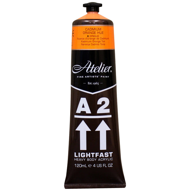 Atelier Cad Orange Hue Acrylic A2 Heavybody Lightfast
