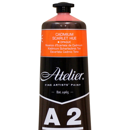 Atelier Cadmium Scarlet Acrylic A2 Heavybody Lightfast