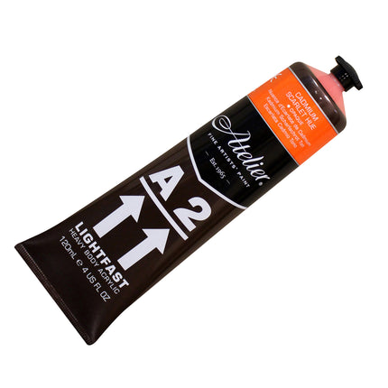 Atelier Cadmium Scarlet Acrylic A2 Heavybody Lightfast