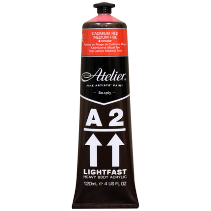 Atelier Cadmium Red Medium Acrylic A2 Heavybody Lightfast