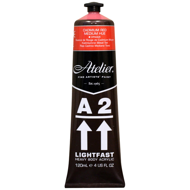 Atelier Cadmium Red Medium Acrylic A2 Heavybody Lightfast