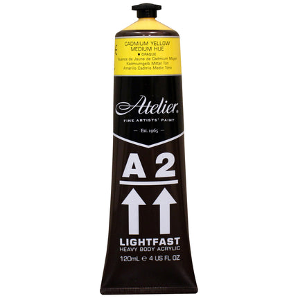 Atelier Cad Yellow Med Hue Acrylic A2 Heavybody Lightfast