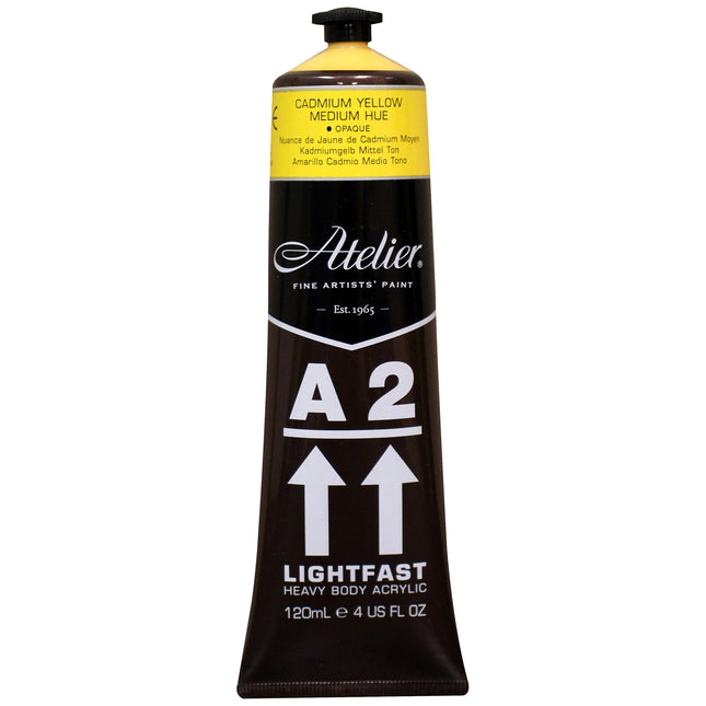 Atelier Cad Yellow Med Hue Acrylic A2 Heavybody Lightfast