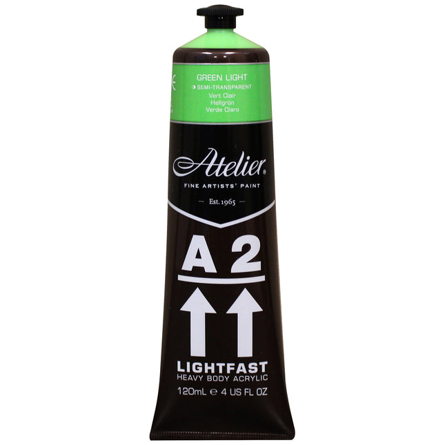 Atelier Green Light Acrylic A2 Heavybody Lightfast