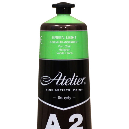Atelier Green Light Acrylic A2 Heavybody Lightfast