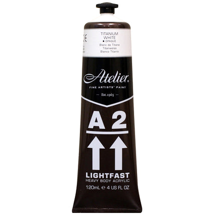 Atelier Titanium White Acrylic A2 Heavybody Lightfast