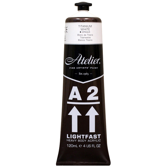 Atelier Titanium White Acrylic A2 Heavybody Lightfast