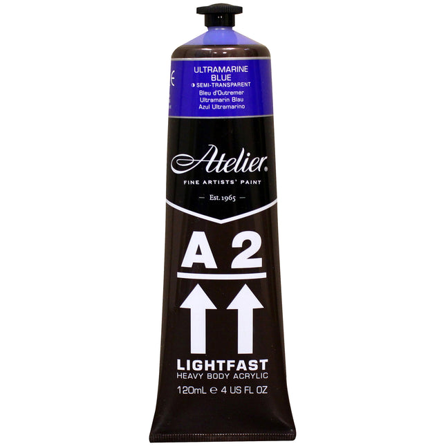 Atelier Ultramarine Blue Acrylic A2 Heavybody Lightfast