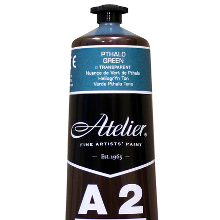 Atelier Pthalo Green Hue Acrylic A2 Heavybody Lightfast