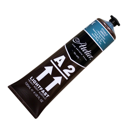 Atelier Pthalo Green Hue Acrylic A2 Heavybody Lightfast