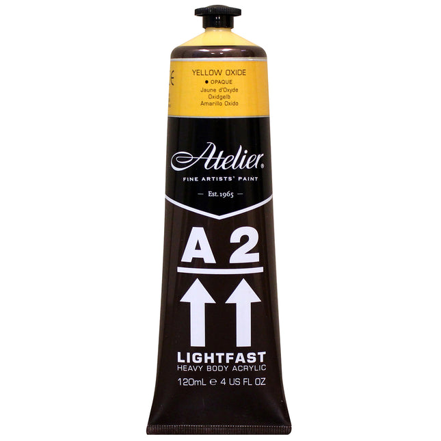Atelier Yellow Oxide Acrylic A2 Heavybody Lightfast