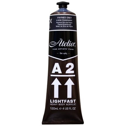 Atelier Paynes Grey Hue Acrylic A2 Heavybody Lightfast