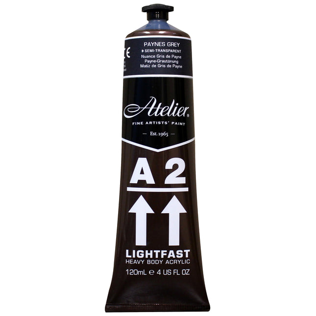 Atelier Paynes Grey Hue Acrylic A2 Heavybody Lightfast