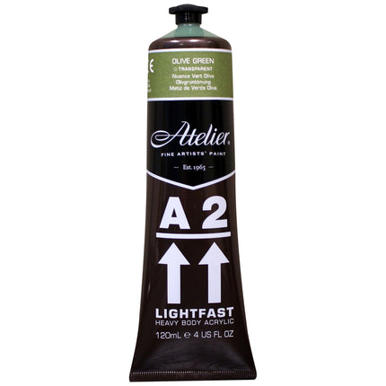 Atelier Olive Green Hue Acrylic A2 Heavybody Lightfast