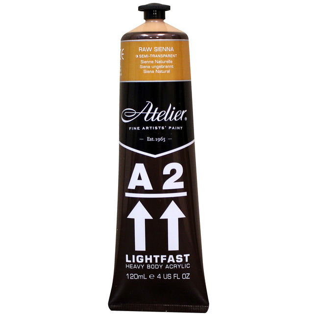 Atelier Raw Sienna Acrylic A2 Heavybody Lightfast