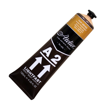 Atelier Raw Sienna Acrylic A2 Heavybody Lightfast