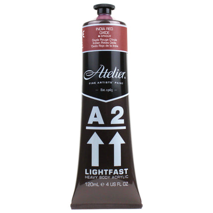 Atelier India Red Oxide Hue Acrylic A2 Heavybody Lightfast