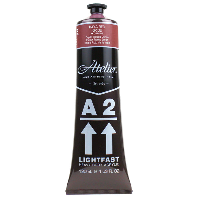 Atelier India Red Oxide Hue Acrylic A2 Heavybody Lightfast