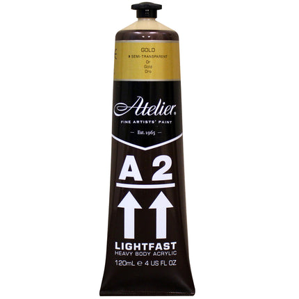 Atelier Gold Acrylic A2 Heavybody Lightfast