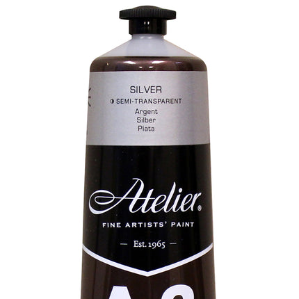 Atelier Silver Acrylic A2 Heavybody Lightfast