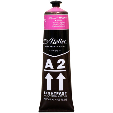 Atelier Brilliant Magenta Acrylic A2 Heavybody Lightfast
