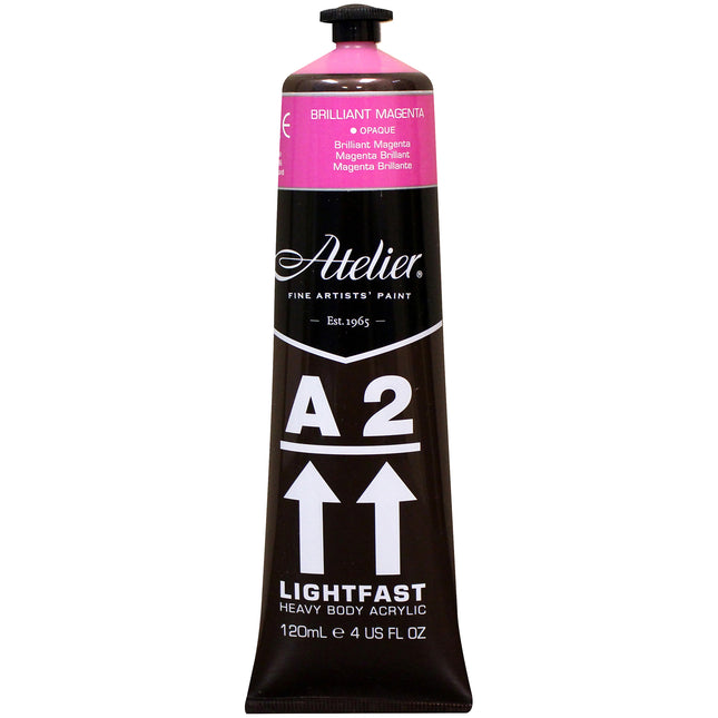 Atelier Brilliant Magenta Acrylic A2 Heavybody Lightfast