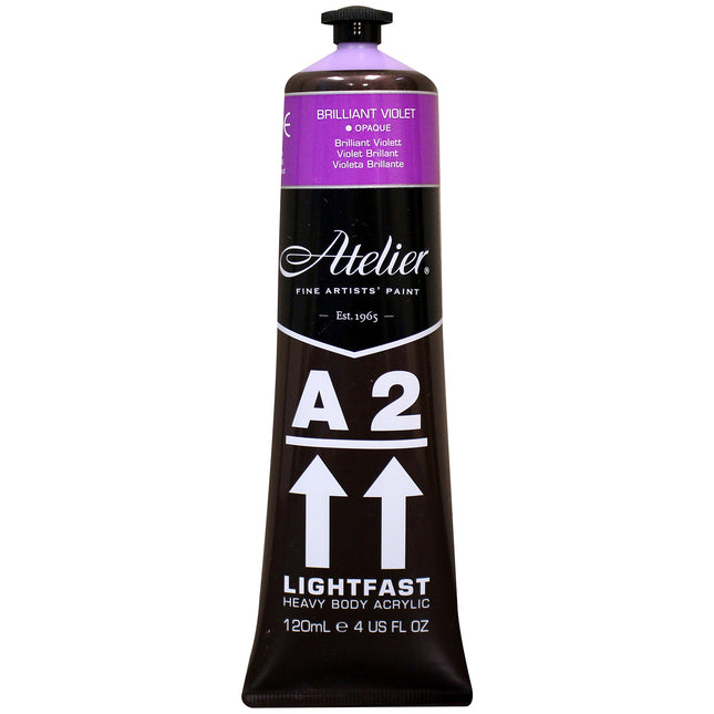 Atelier Brilliant Violet Acrylic A2 Heavybody Lightfast