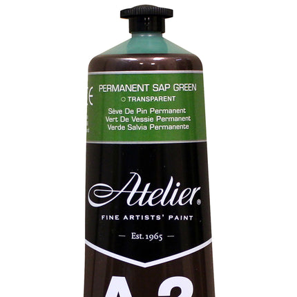 Atelier Perm Sap Green Acrylic A2 Heavybody Lightfast