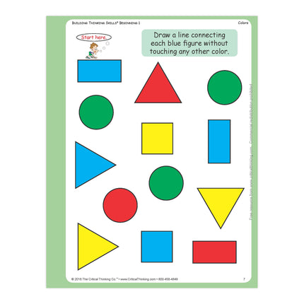 Building Thinking Skills® Book, Beginning, Grade Pre K
