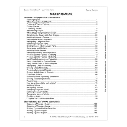 Building Thinking Skills® Book, Level 3, Grade 7-12+