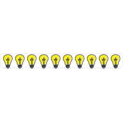Doodle Lightbulbs EZ Border